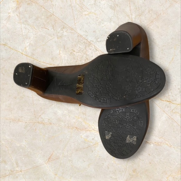 Indigo by Clark's Brown Loyal Heart Lace-up Heels, Comfy, Size 9.5 M - Picture 7 of 7